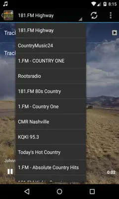 The Country Music Radio Free android App screenshot 0