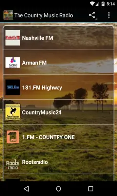 The Country Music Radio Free android App screenshot 3